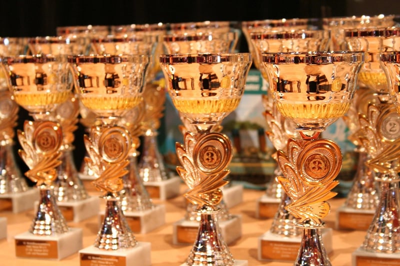 Award trophy for achievement